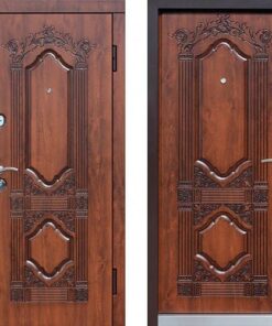 Alternative view of DOOR RESISTE SANGRIA GLASS (860X2040)